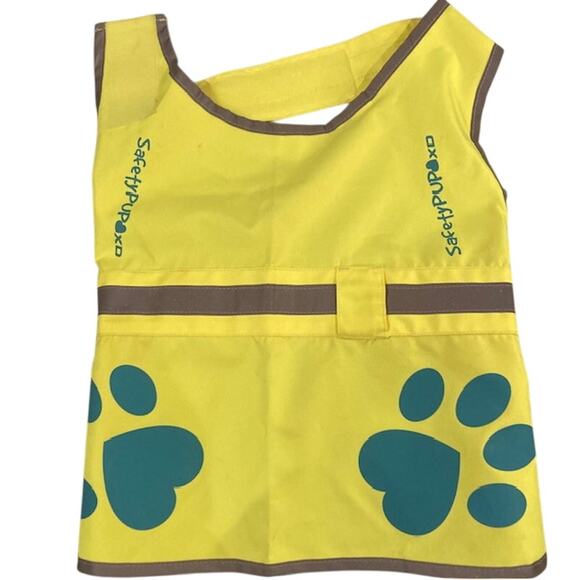 Safety Pup XD Warning Clothing-Reflective Dog Vest in Yellow  NWOTS - Picture 1 of 4